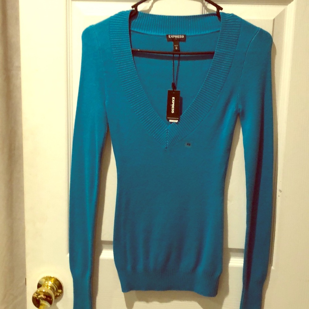 Aqua sweater